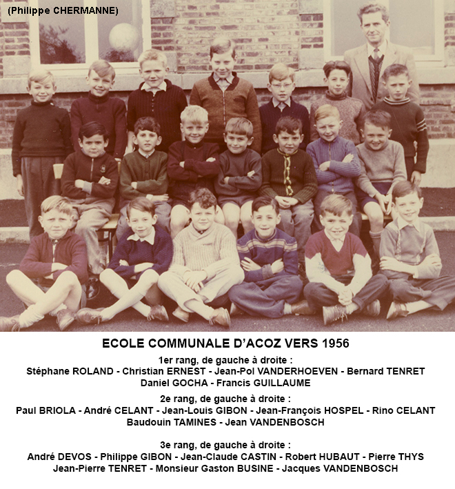 CLASSE GASTON BUSINE VERS 1956