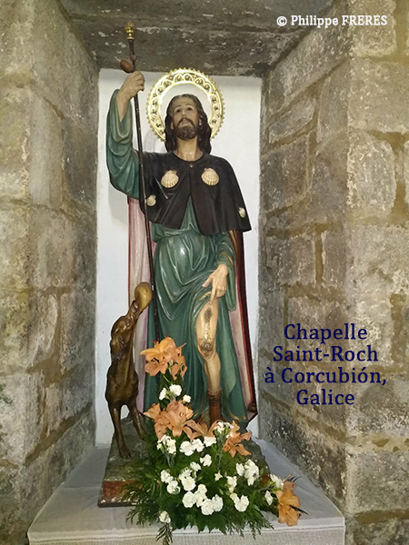 Chapelle de Saint-Roch à Corcubión, Galice