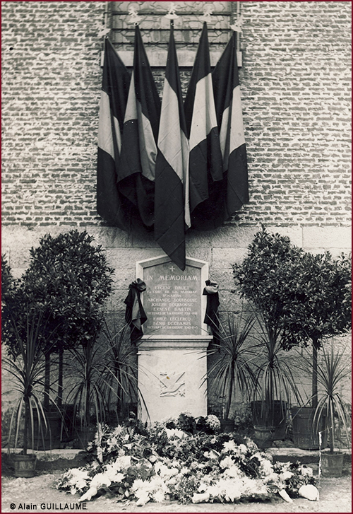 Inauguration monument église 500