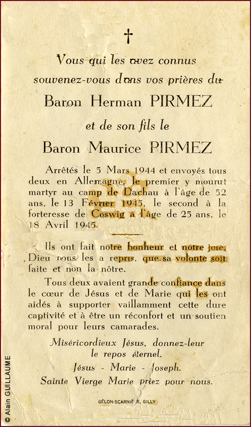 SOUVENIR PIRMEZ verso 500