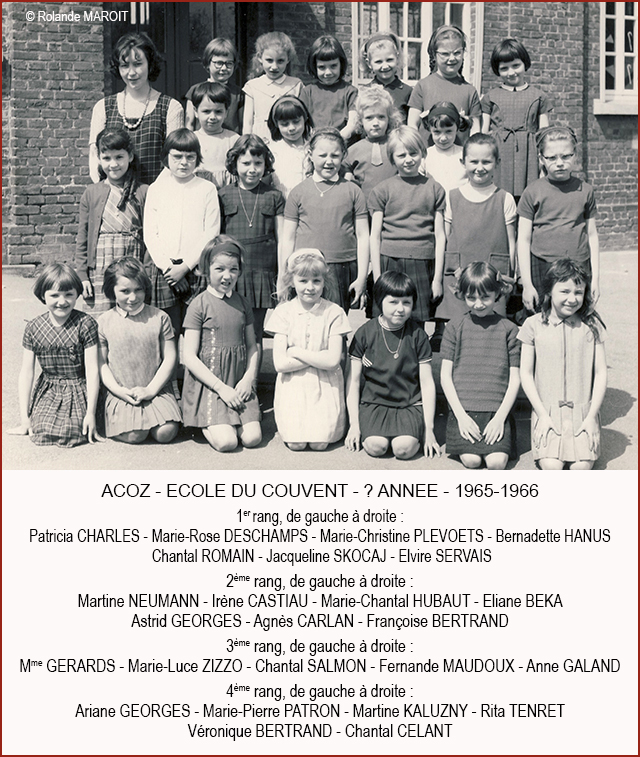 ECOLE DU COUVENT 1965-1966 640