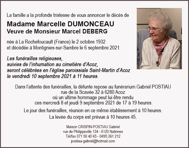FP MARCELLE DUMONCEAU photo