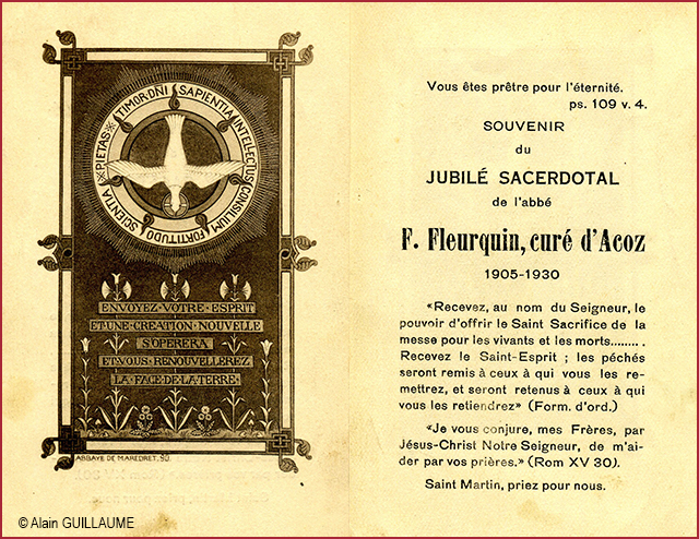 43 SOUVENIR 1930 recto-verso