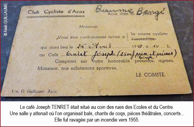 CARTE CLUB CYCLISTE 640 bis