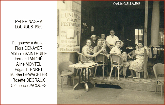 LOURDES 1959 TERRASSE 650