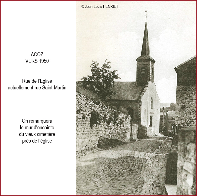 RUE DE L'EGLISE VERS 1950 650